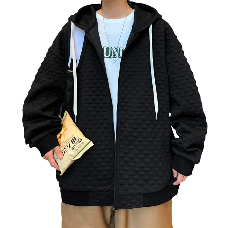 【新品】8855-P582026年春季新款开衫连帽卫衣男休闲宽松百搭,男装卫衣,星座1206-1（原A206-1）