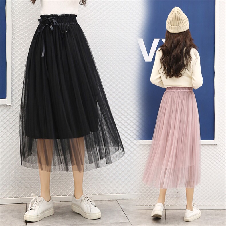 修身显瘦韩版潮流时尚气质纯色可爱A型2020年春季半身裙中腰，女装半身裙，众宇琦