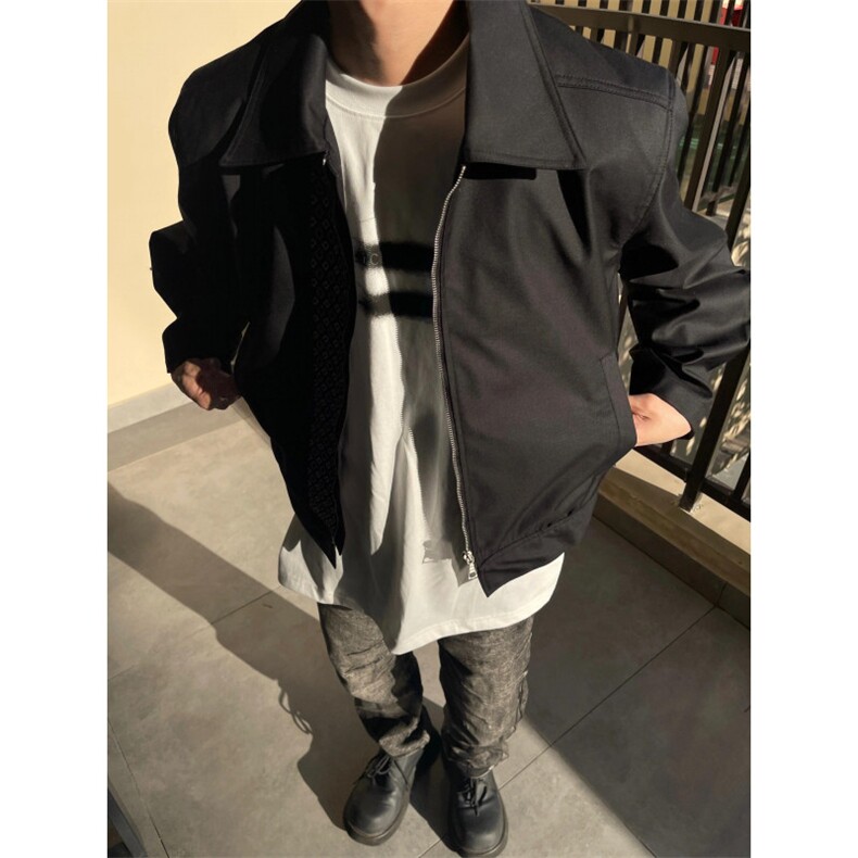 【有货】设计感拼接夹克外套男美式潮牌短款上衣HT95CC-特P65,男装夹克,星座1007（原301D）