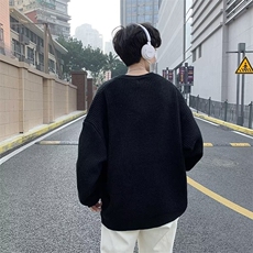美式街头设计感圆领毛衣男慵懒风休闲针织衫M09P35，男装针织衫/毛衣，星座1116-2