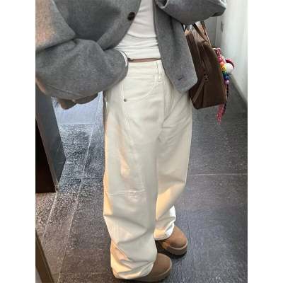 美式高腰显瘦直筒休闲弯刀百搭宽松阔腿拖地长裤513ACK2178P55,男装休闲裤,星座513A