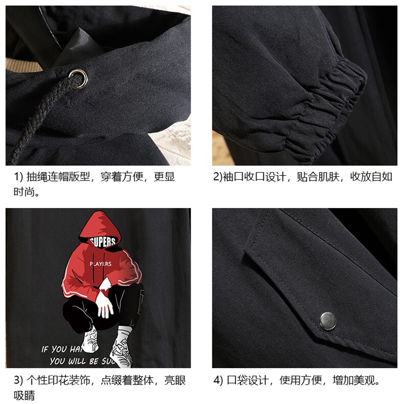 JK41051-P85加棉款-P115纯棉连帽夹克男士大码工装夹克男砖墙,男装夹克,电商A040A