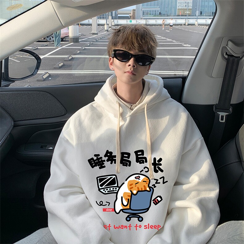 连帽卫衣男大码胖子帽衫大号运动服WY2447-P35,男装卫衣,电商A040