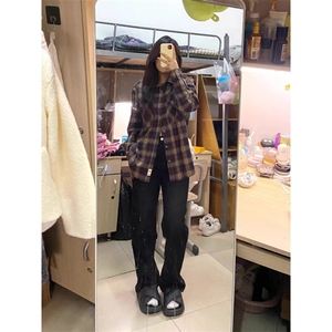 1506/QJ010/P53新款春秋潮牌衬衫男生学院风衬衣防晒上衣外套图片