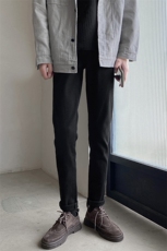 秋冬厚牛仔裤男2025年新款修身小脚男裤水洗弹力裤子9020，男装牛仔裤，电商B381-2