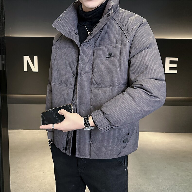 M-3XL B353 9902 P200 紫立领2025冬羽绒服【标50控活动价298】图片