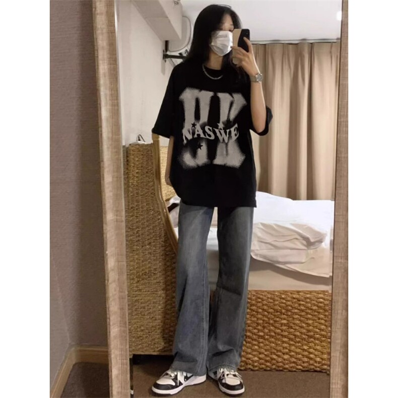 T0620-P25男女同款美式字母纯棉印花短袖潮情侣上衣,男装T恤,星座617A-2
