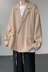 现货KS1162-特P50控98新中式小众西装大码外套长袖，男装衬衫，电商A059