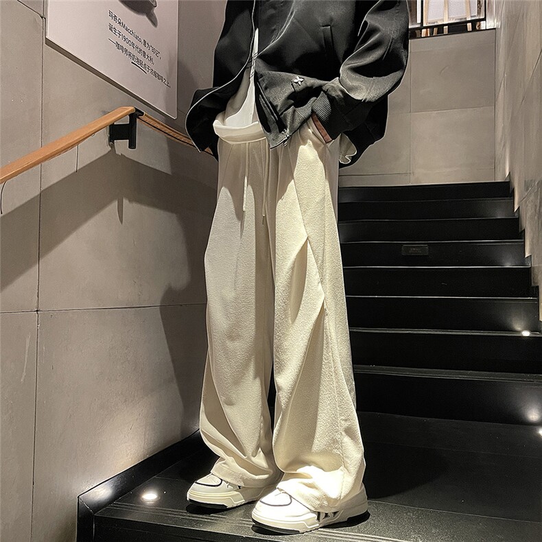 2024新款灯芯绒宽松直筒休闲裤潮流青少年百搭现货K8215-P34,男装休闲裤,星座512-3