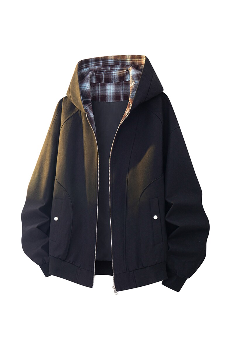 美式重磅高品质夹克假两件开衫外套SY8822特P75控158大码4-8XL+5,男装夹克,星座610B-1
