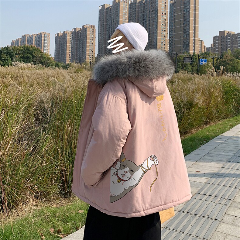 MM48013-P130冬季大毛领棉衣男士大码加厚棉袄男棉服,男装棉衣,电商A040
