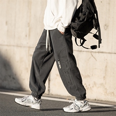 2024冬新款cityboy日系加绒加厚宽松束脚休闲运动裤K253-P45控78，男装休闲裤，星座914-3