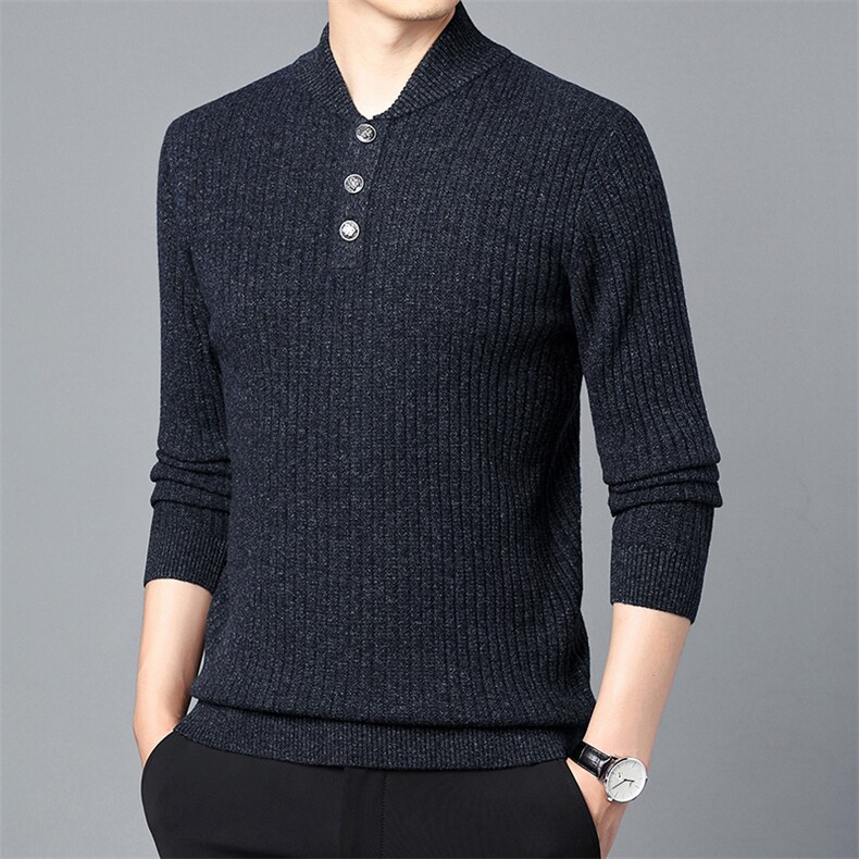 CM61139钱塘2020-2中青年男士时尚休闲帅气纯色百搭羊毛衫P170,男装针织衫/毛衣,钱塘207-2