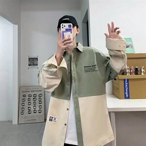 长袖衬衫春款男港风潮流C2117P40，男装衬衫，星座1116-2