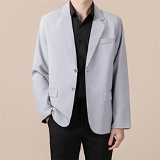 轻熟休闲风免烫西装男士春秋新款帅气商务小西服外套W10，男装西服，星座1116A-2（原606A-1）