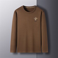D66225钱塘2020-2中青年男士长袖薄款时尚休闲简约T恤主推款P60，男装T恤，钱塘207-2