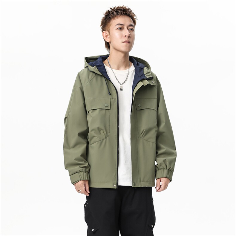 机能外套男2025年秋季新款徒步登山防风防水夹克外套Q5576-P75,男装夹克,星座610（原A335）