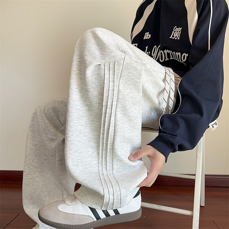 K25109批45控68 秋季美式弯刀裤百搭宽松伞兵休闲裤男裤子图片