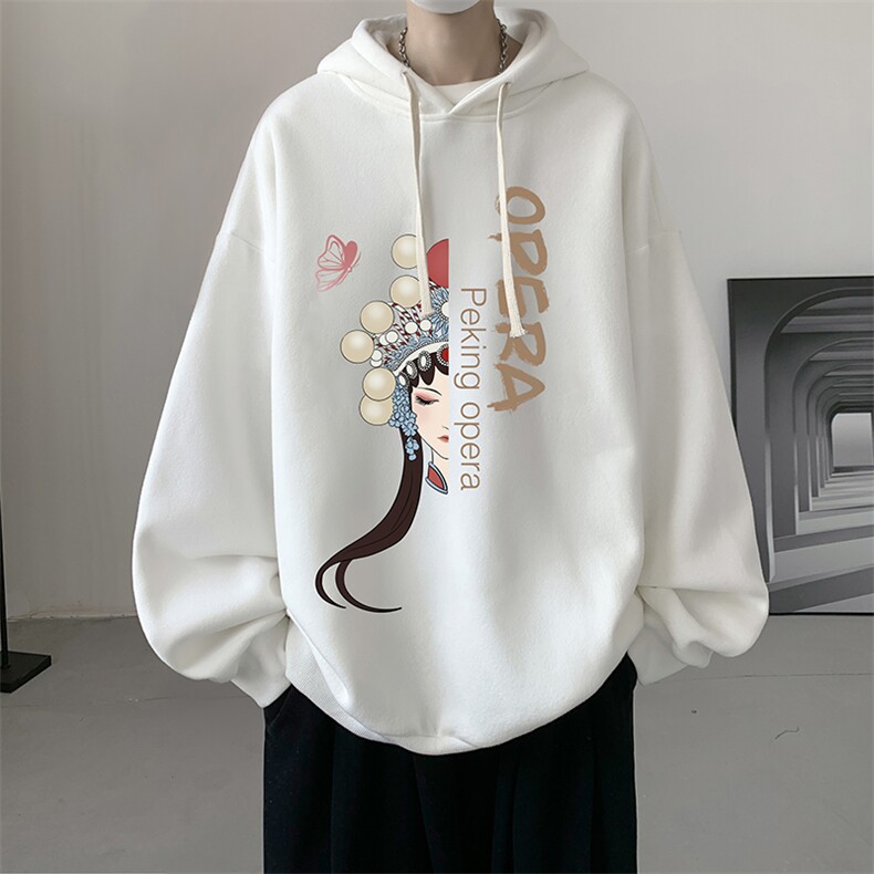 连帽卫衣男大码运动服帽衫外套WY2161-P35 加绒款-P40图片