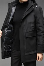 新款羽绒服男连帽冬季中年男士保暖休闲90白鸭绒外套DS2283-P330，男装羽绒服，电商B212（原钱塘6029）