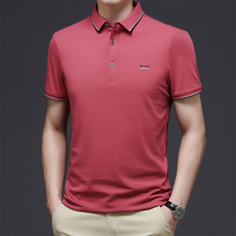 夏季男塾短袖POLO衫2023新款翻领条纹半袖T恤男装上衣PL2139-P55,男装Polo衫,星座1105-3