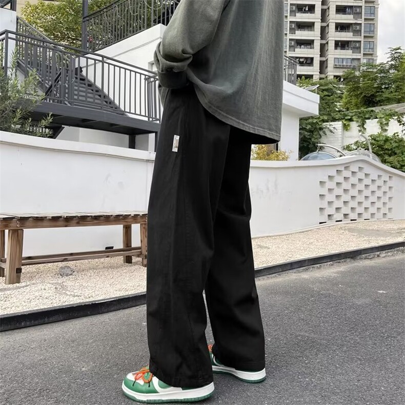 男秋季新款港风纯棉斜纹休闲裤LK76P35,男装休闲裤,星座1116-2