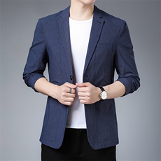 BEA6629903钱塘2020-2春秋季中年男士时尚百塔简约西服货稳P190，男装西服，钱塘207-2