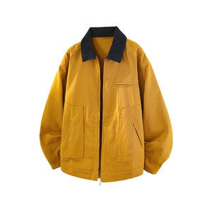 8XL-M明星同款工装猎装夹克哈灵顿外套男底特律衬衫秋季JK1325P88图片