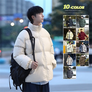 防水棉服~D2200-TP45不冬季新款纯色休闲百搭外套棉衣 可二开图片