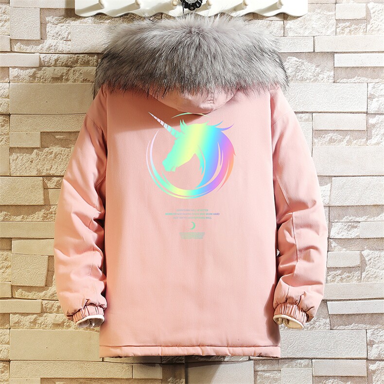 MM48138-P130冬季大毛领衣男士大码加厚袄男服砖墙,男装棉衣,电商A040A