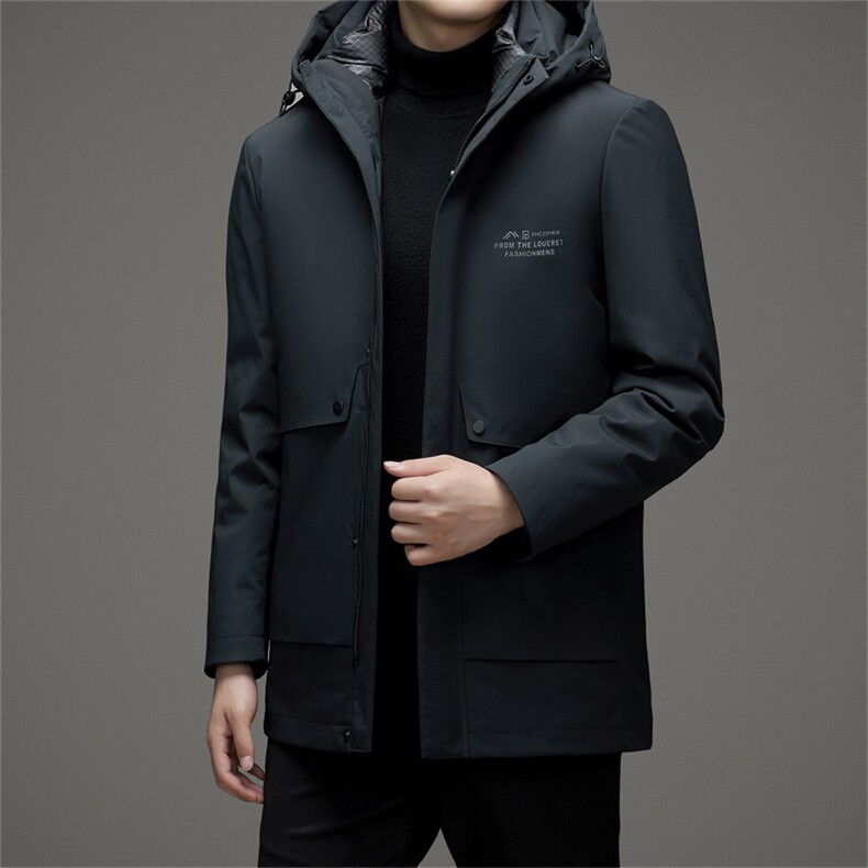 V3133钱塘2020-3冬季厚款商务休闲中年男士85鹅绒羽绒服P273,男装羽绒服,钱塘207-3