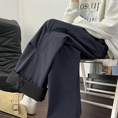 潮长裤百搭宽松型潮流时尚潮牌纯色休闲裤工装裤男加绒加厚，男装休闲裤，星座506A