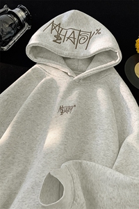 冬季卫衣男宽松连帽D329-QM784-加绒P65-控88图片