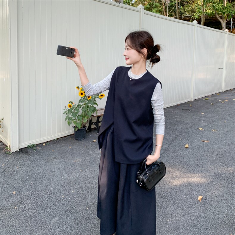 2026新款极简高级感通勤休闲三件套P195K318套装P175K288,女装套装/套裙,2D146