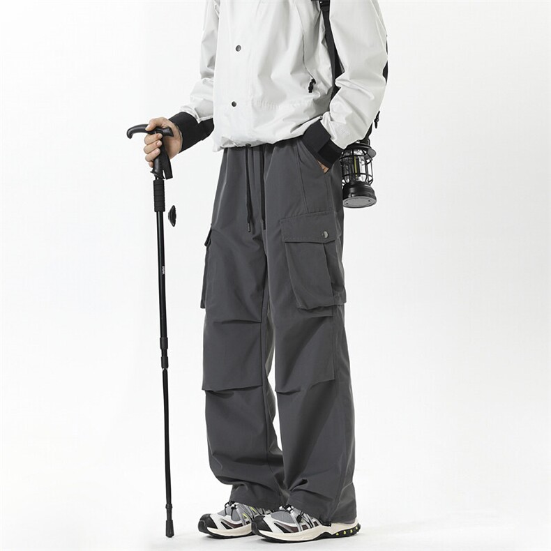 25年春款户外冲锋裤三防面料束脚工装裤现货C323-1-C7812-TP38，男装工装外套，电商C323-1