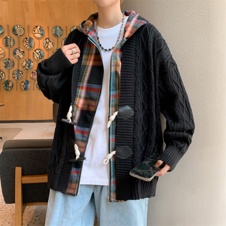 2024【新品】新品针织开衫男士休闲外套上衣1018-1-M691-P85,女装短外套,星座1018-1​