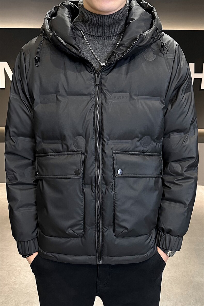 AK87881钱塘2020-3百搭简约时尚休闲冬季厚款中年男士羽绒服P170,男装羽绒服,钱塘207-3