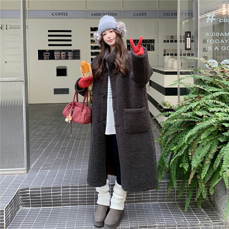 档口2025冬季新款韩系毛毛长外套7853-P265-K398,女装棉衣/棉服,2C057
