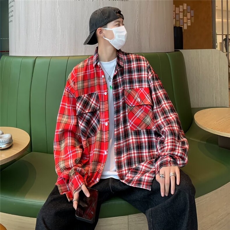 男秋季新款长袖衬衫外套C4532P38,男装衬衫,星座1116-2