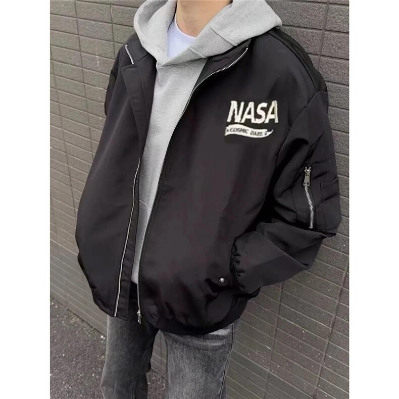 美式复古高街潮牌棒球服男女春秋冬季加厚夹克外套JNN735-P47,男装夹克,星座208-5