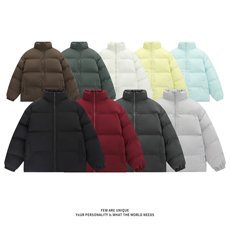 冬季棉服新款D2200-TP45不加厚休闲基础款立领宽松百搭棉衣,男装棉衣,电商A102