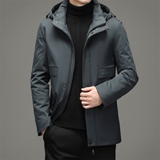 BZ2210钱塘2020-3冬季羽绒服白鸭绒防寒保暖外套加厚P142，男装羽绒服，钱塘207-3