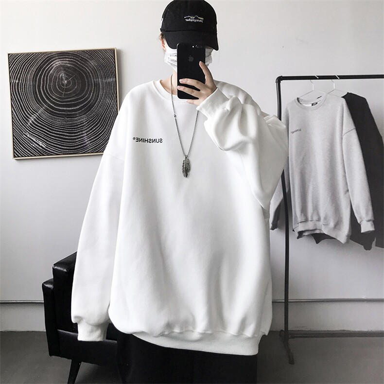 W33情侣印花圆领秋冬卫衣常规P28加绒P38S-5XL支持定制，男装卫衣，星座115A-3