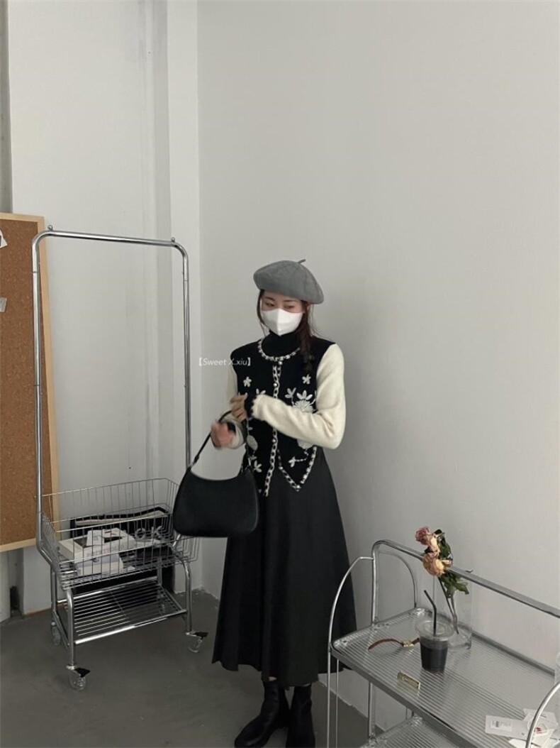 钩花毛衣，女装针织衫/毛衣，新袖