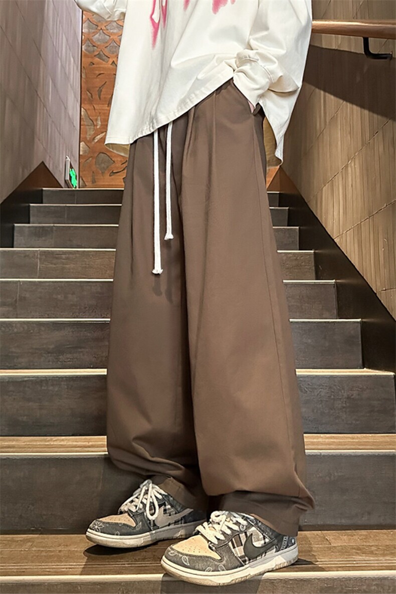 2025春季新款内景大码美式阔腿休闲裤M-5XHK24569-特P25,男装休闲裤,电商A022