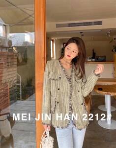 【美巾涵】春季 小香风外套图片