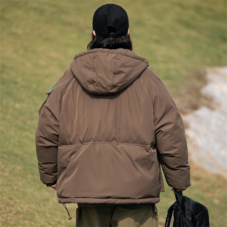 外27-2GANYOU日系工装拉链连帽加厚棉服MY05-P215,男装棉衣,新杭派外27-2