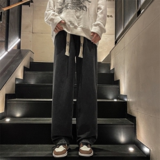 8XL-M牛仔裤男士直筒宽松特大码胖子阔腿裤男款长裤NZ110-P45控58，男装牛仔裤，电商D206-1