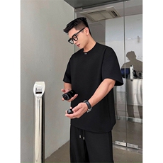 Q89/P43高质量重磅纯棉短袖300克T恤，男装T恤，星座1506