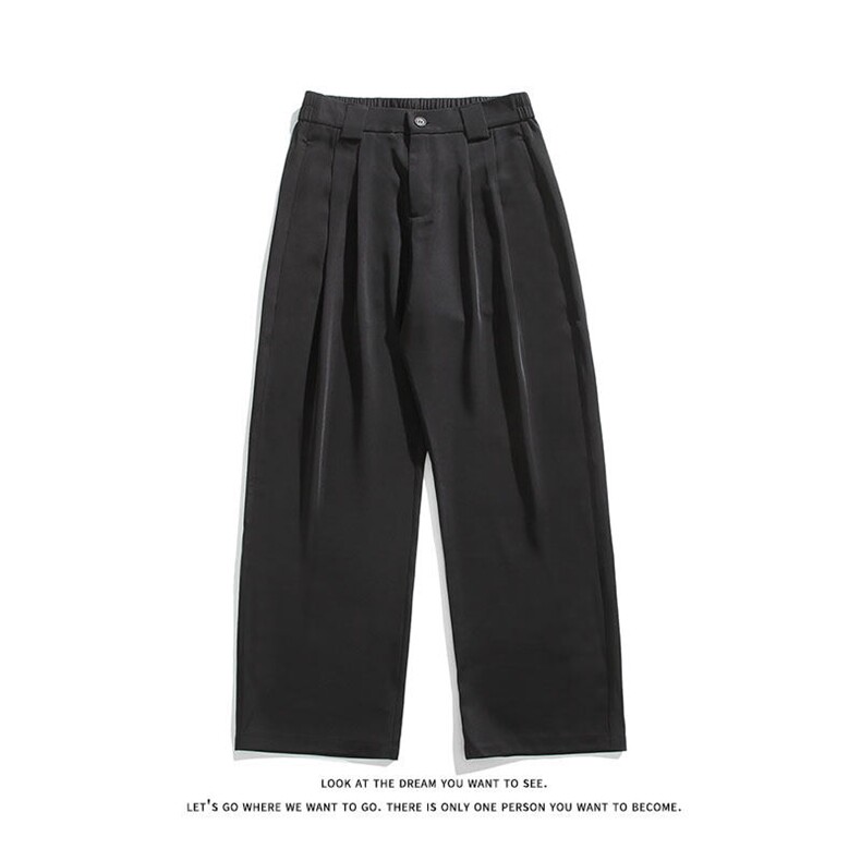 男休闲西裤男裤子宽松大码潮男垂感直筒裤K8554-P40【特价】,男装西裤,电商A007